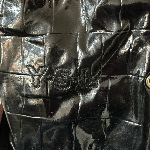 Gorgeous black patented leather YSL Downtown Tote pre loved 💕 - Picture 11 of 16